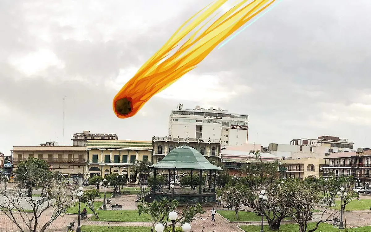 Esto pasaría de caer un meteorito a Tampico 